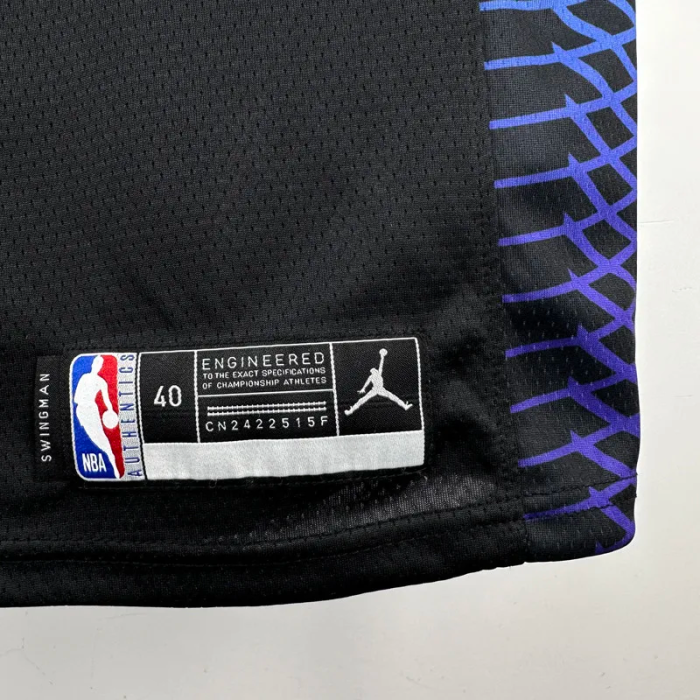 2017-2018 HORNETS BALL #1 Black City Edition Top Quality Hot Pressing NBA Jersey