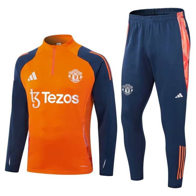 24-25 Manchester United High Quality Half Pull Tracksuit