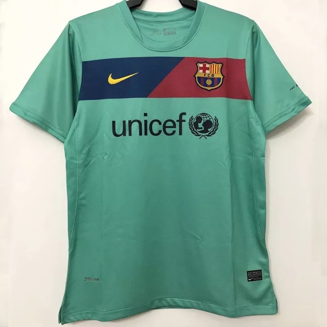 2010-2011 Barcelona Away Retro Soccer Jersey