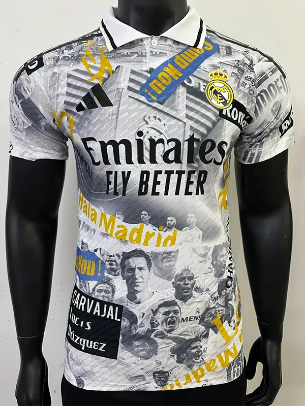 25-26 Real Madrid Special Edition Player Version Training Shirts *涂鸦