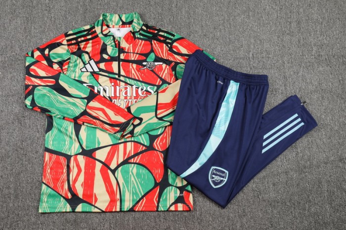 24-25 Arsenal High Quality Half Pull Tracksuit