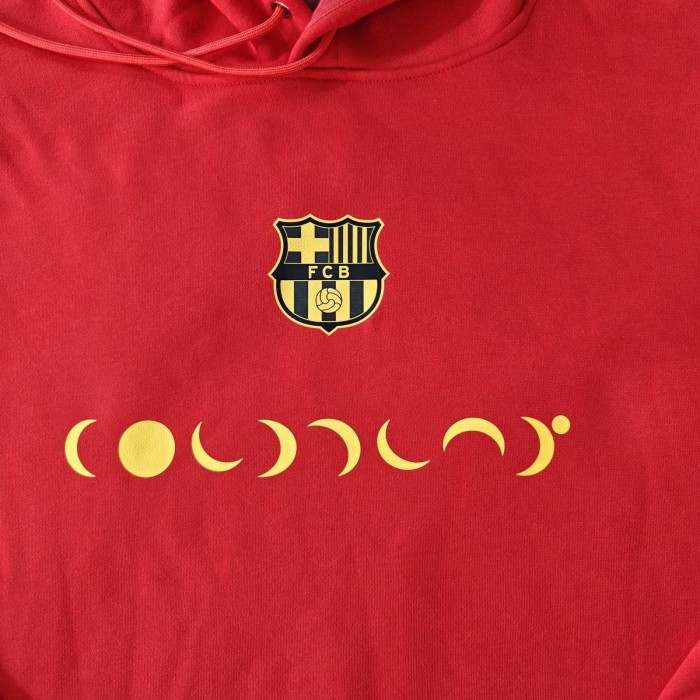 2024 Barcelona Red Fleece Hoodie