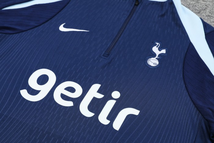 24-25 Tottenham Hotspur High Quality Half Pull Tracksuit