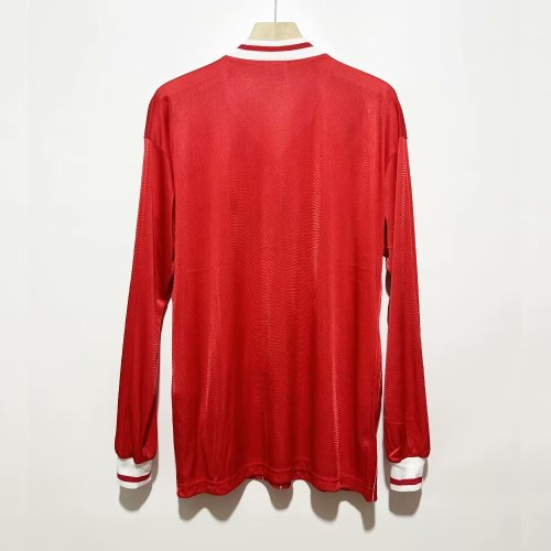 1982-1983 Liverpool Home Long sleeves Retro Soccer Jersey