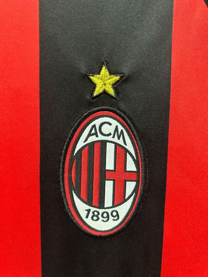 2008-2009 AC Milan Home Retro Soccer Jersey