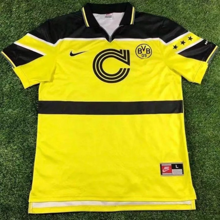 1996-1997 Dortmund Home Retro Soccer Jersey