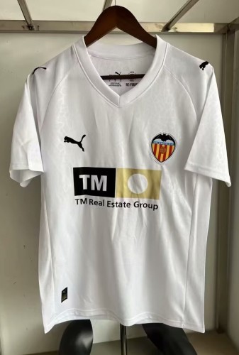 25-26 Valencia Home Fans Soccer Jersey*带广告