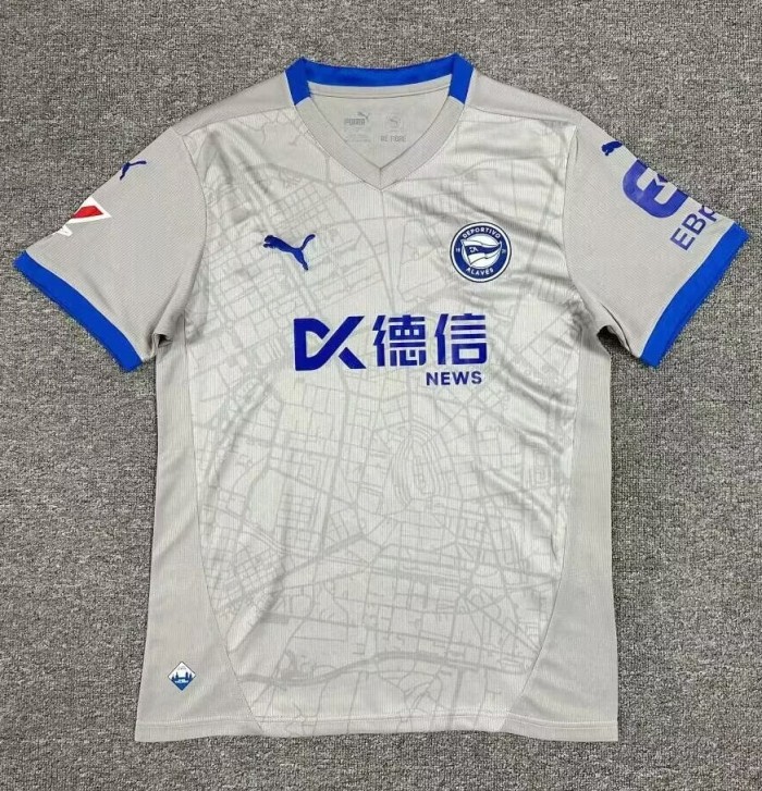 24-25 Deportivo Alavés Away Fans Soccer Jersey