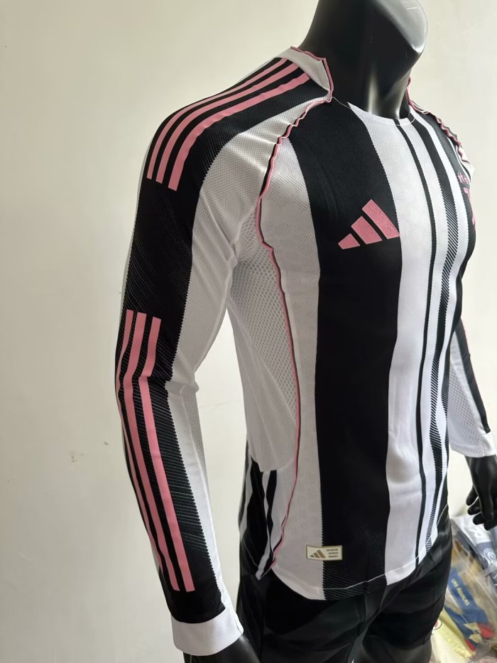 25-26 Juventus Home Long sleeves Player Version Soccer Jersey