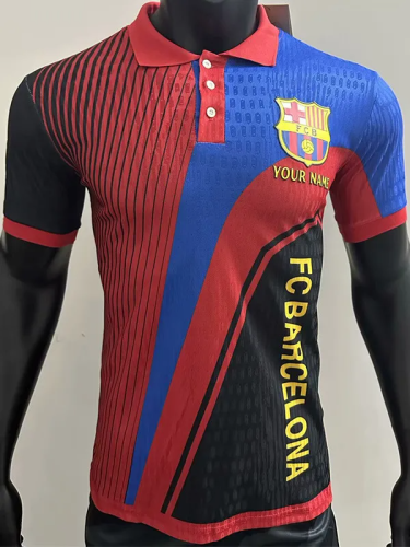 25-26 Barcelona Red Blue Special Edition Player Version Training Shirts