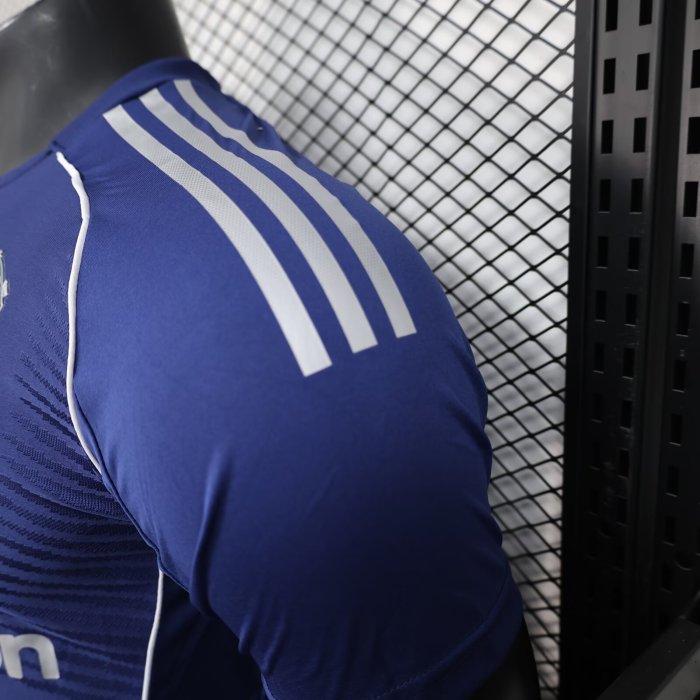 25-26 Manchester United Blue Special Edition Player Version Soccer Jersey