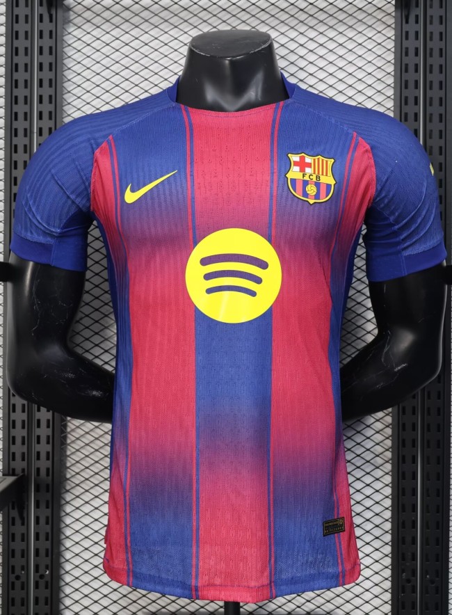 25-26 Barcelona Home Player Version Soccer Jersey