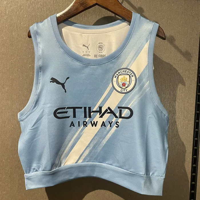 25-26 Manchester City Home Women Yoga Vest (女)