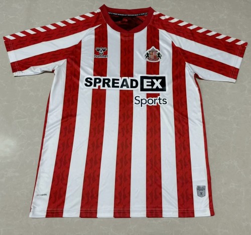 24-25 Sunderland Home Fans Soccer Jersey