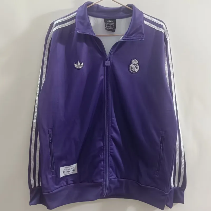 2025 Real Madrid New Pattern Windbreaker