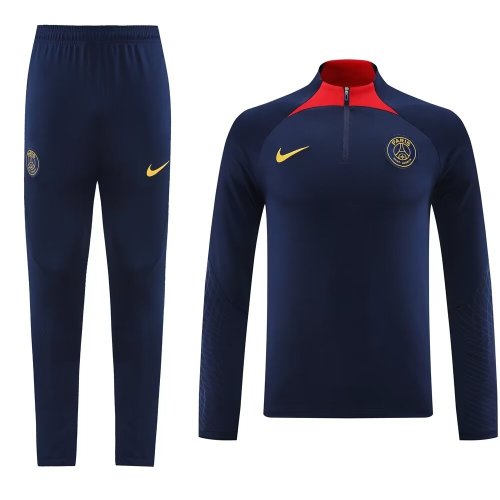 23-24 Paris Saint-Germain High Quality Half Pull Tracksuit