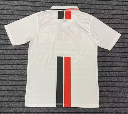 1995 AC Milan White Retro Soccer Jersey