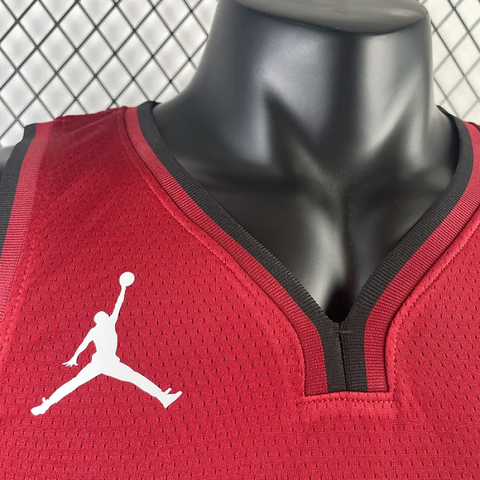 22-23 HEAT ADEBAYO #13 Red Top Quality Hot Pressing NBA Jersey (Trapeze Edition)