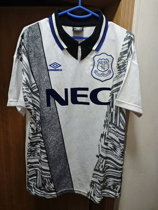 1994-1995 Everton Away Retro Soccer Jersey