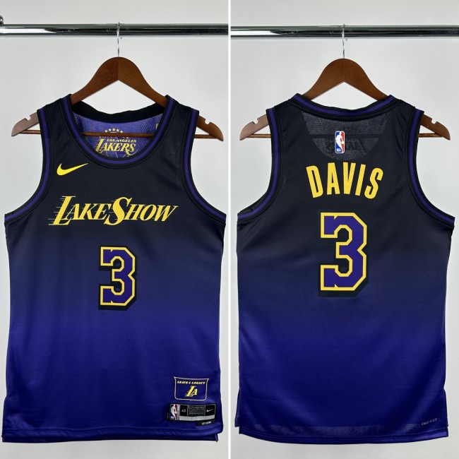 24-25 Lakers  Top Quality Hot Pressing NBA Jersey