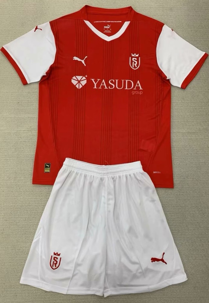 24-25 Stade de Reims Home Adult Suit
