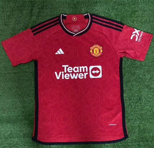 23-24 Manchester United Home 1:1 Fans Soccer Jersey