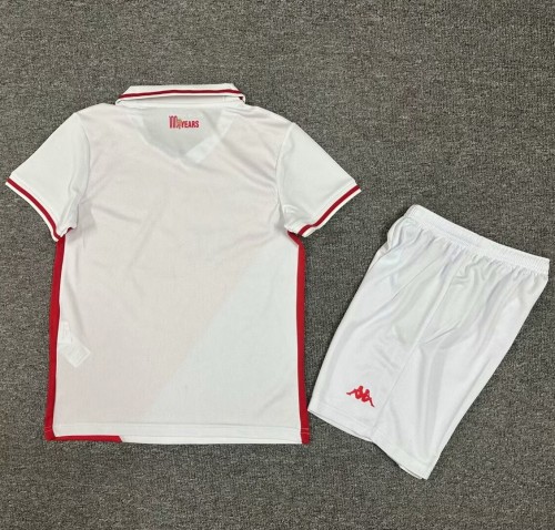 24-25 Monaco Home Kids Soccer Jersey