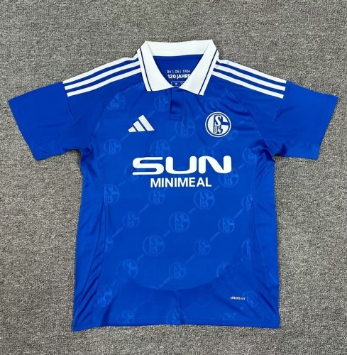 24-25 Schalke Home Fans Soccer Jersey