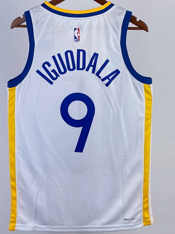 22-23 WARRIORS IGUODALA #9 White Top Quality Hot Pressing NBA Jersey