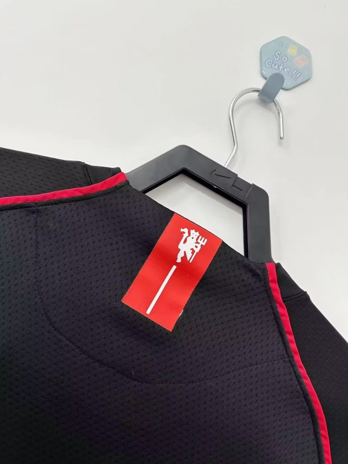 RONALDO 7 #2007-2008 Manchester United Third League Edition Retro Soccer Jersey(联赛版 带双臂章)