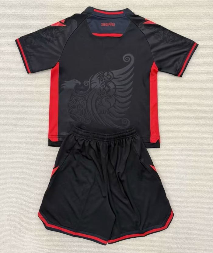 25-26 Albania Third Fans Kids Soccer Jersey