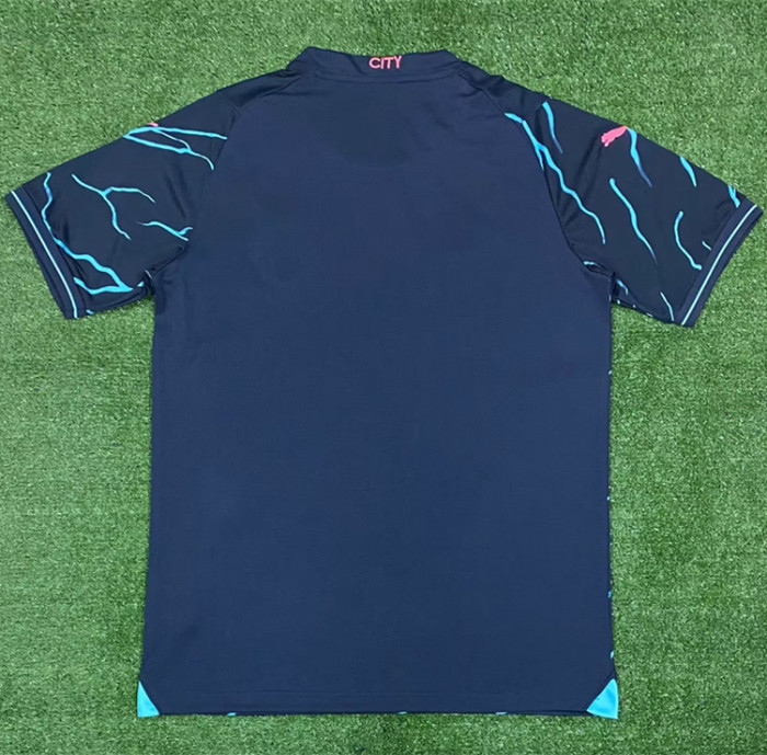 23-24 Manchester City Third 1:1 Special Edition Fonts Fans Soccer Jersey