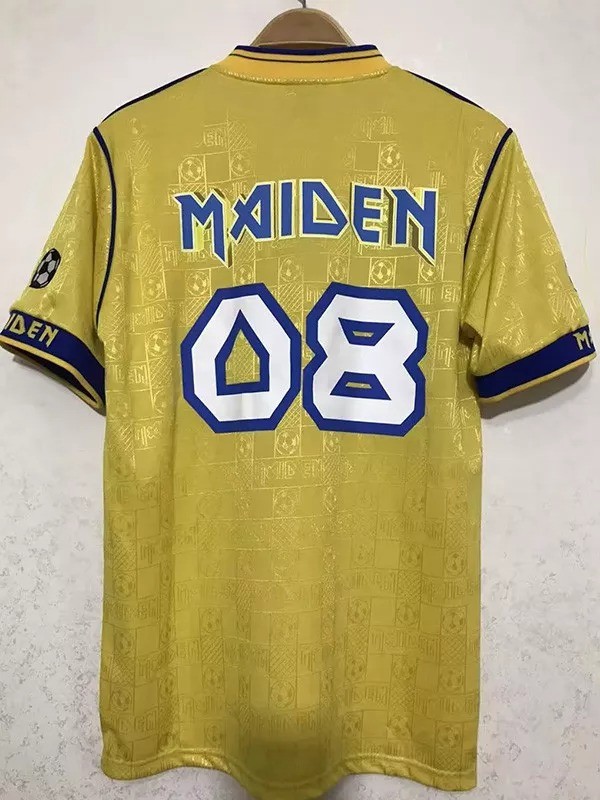 2008 West Ham Iron Maiden #08 Yellow Retrot Soccer Jersey