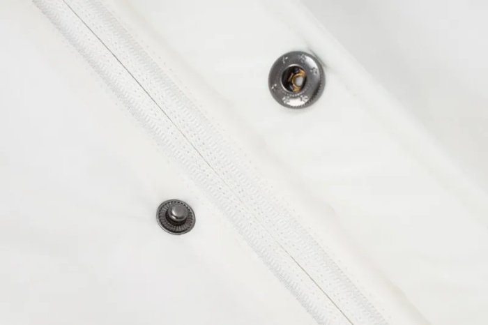 24-25 Manchester City White Hooded Windbreaker Fabric Cotton Coat (绿彪标)