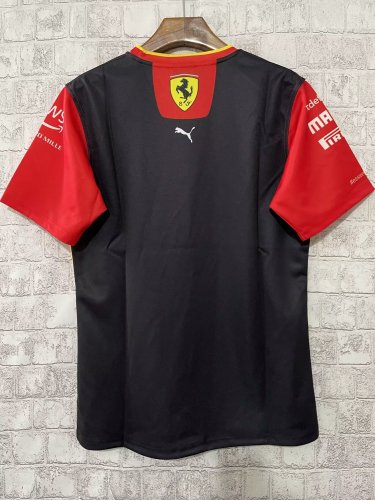 2024 F1 Ferrari New Pattern Short Sleeve Racing Suit