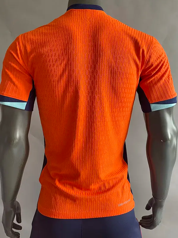 2024  Netherlands European Cup Home Player Version Soccer Jersey