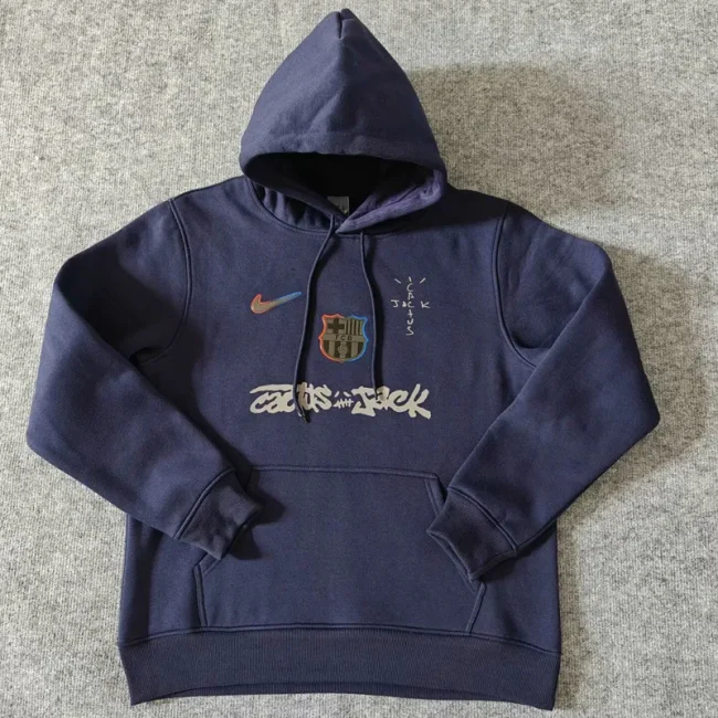 25-26 Barcelona Royal blue Hoody (加绒)