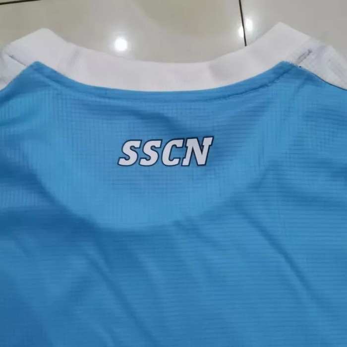 21-22 Napoli Commemorative Edition Sky Blue Fans Soccer Jersey