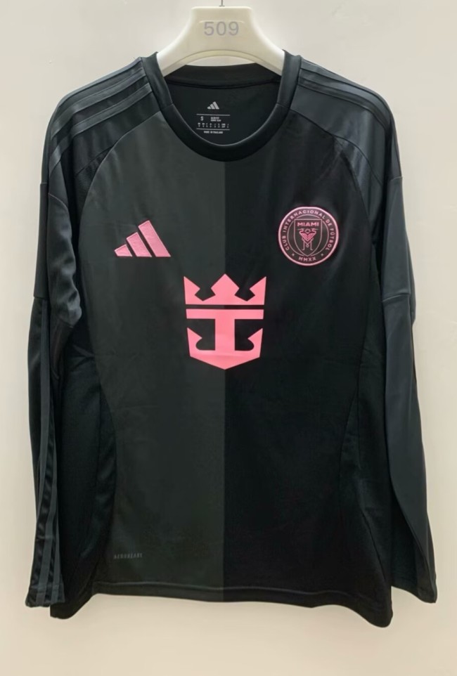 25-26 Inter Miami Away Long sleeves Fans Soccer Jersey