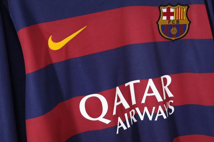 2015-2016 Barcelona Home Long sleeves Retro Soccer Jersey