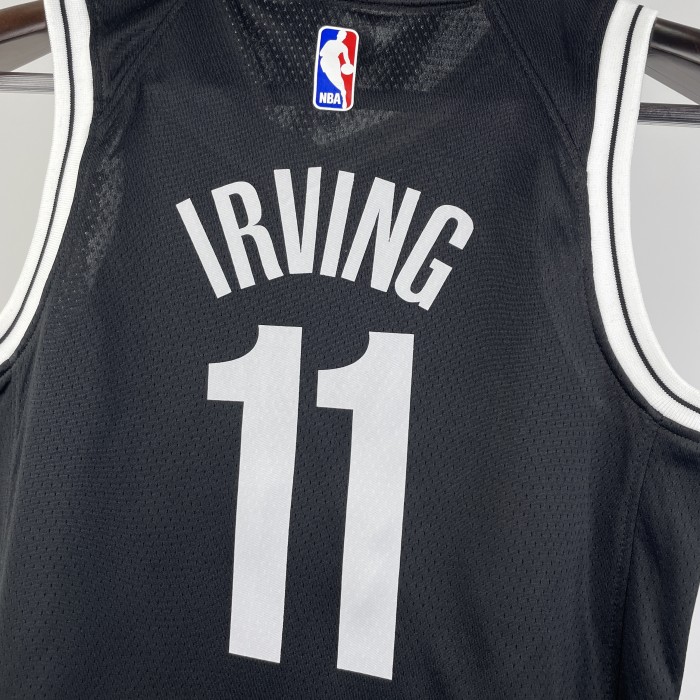 2023 NETS IRVING #11 Black Top Quality Hot Pressing Kids NBA Jersey