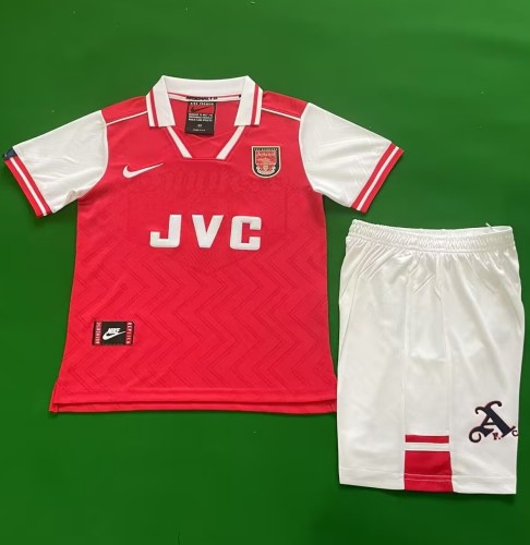 1996-1997 Arsenal Home Retro Kids Soccer Jersey