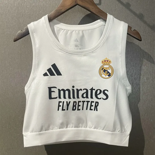 25-26 Real Madrid Home Women Yoga Vest (女)