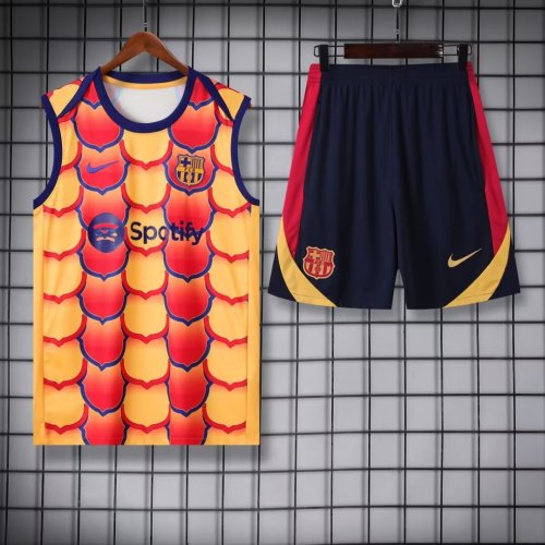 24-25 Barcelona High quality Tank Top And Shorts Suit