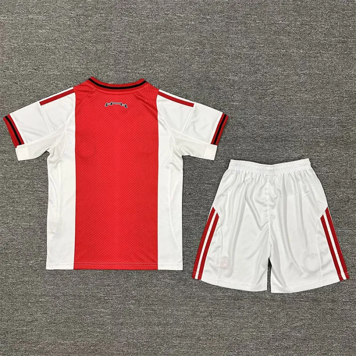 25-26 Ajax Home Kids Soccer Jersey