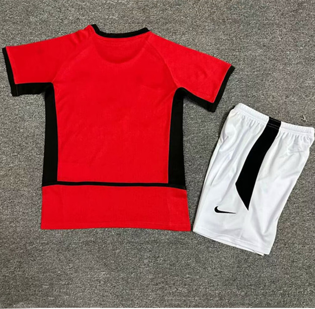 2002-2004 Manchester United Home Retro Kids Soccer Jersey