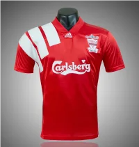 1992-1993 Liverpool Centenary Home Retro Soccer Jersey