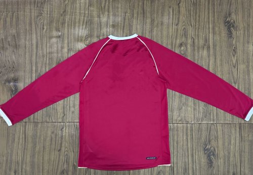 2005-2006 Manchester United Home Long sleeves Retro Soccer Jersey