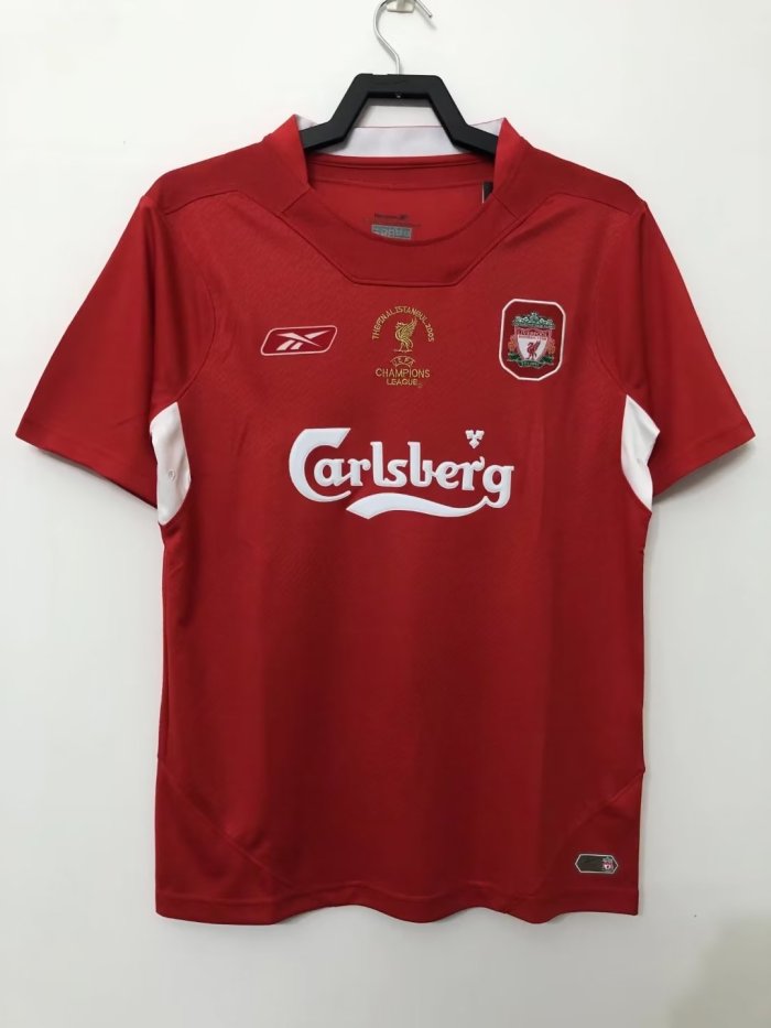 2004-2005 Liverpool Home Retro Soccer Jersey