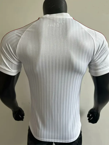 24-25 Lyon 75th Anniversary White Player Version Training shirts